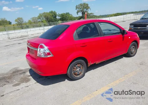 2008 Chevrolet Aveo Ls из США, поврежденный, VIN KL1TD56688B093240
